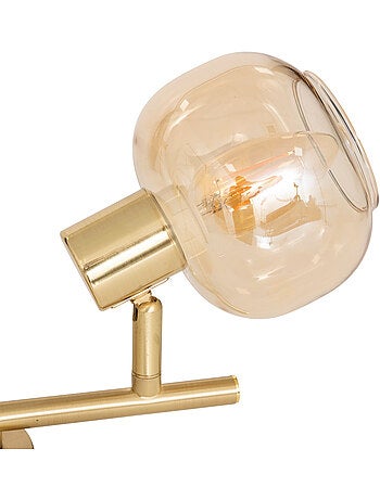 Lampada da parete a soffitto pilia ambra 28x11cm