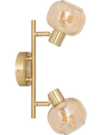 Lampada da parete a soffitto pilia ambra 28x11cm