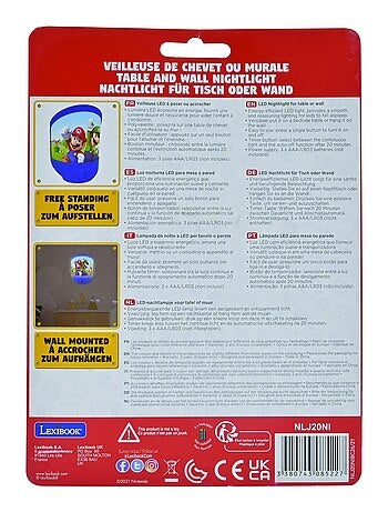 Lampada da parete e da tavolo Super Mario