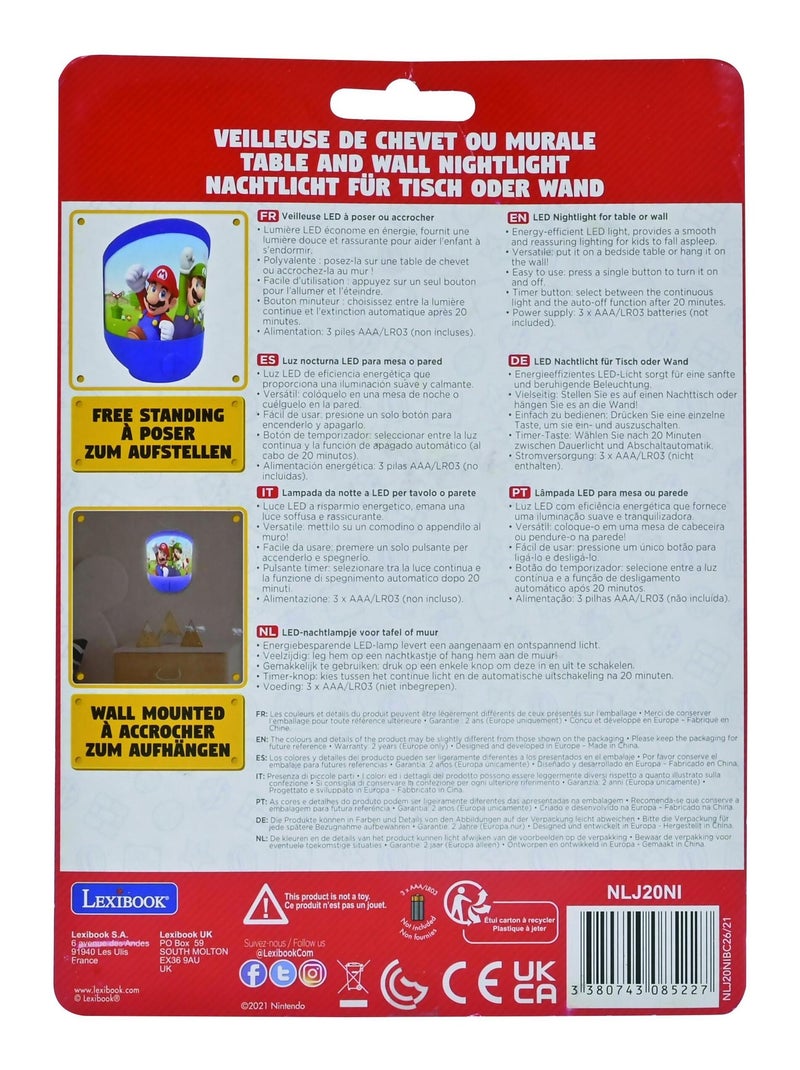 Lampada da parete e da tavolo Super Mario Blu - Kiabi