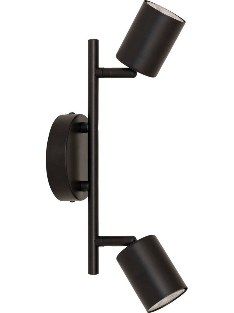 Lampada da parete/soffitto vico nero 25,5x10cm Nero - Kiabi
