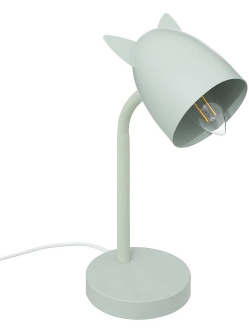 Lampada da tavolo con orecchie h.31cm in metallo verde - Kiabi