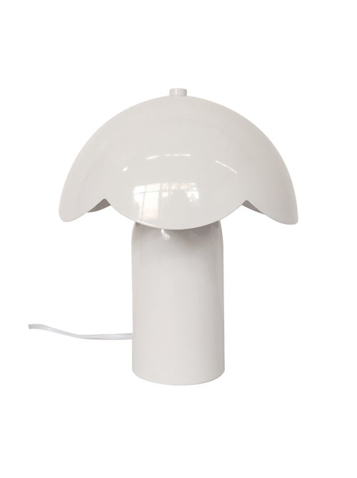 Lampada da tavolo decorativa in metallo con paralume arrotondato - Kiabi