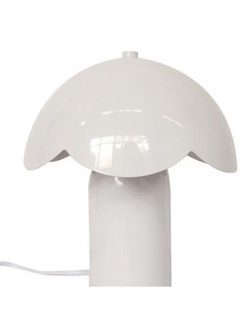 Lampada da tavolo decorativa in metallo con paralume arrotondato - Kiabi