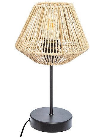 Lampada da tavolo in corda