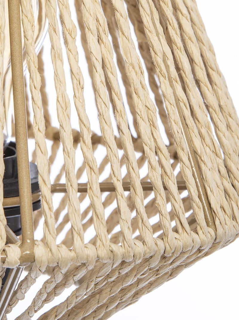 Lampada da tavolo in corda Beige - Kiabi