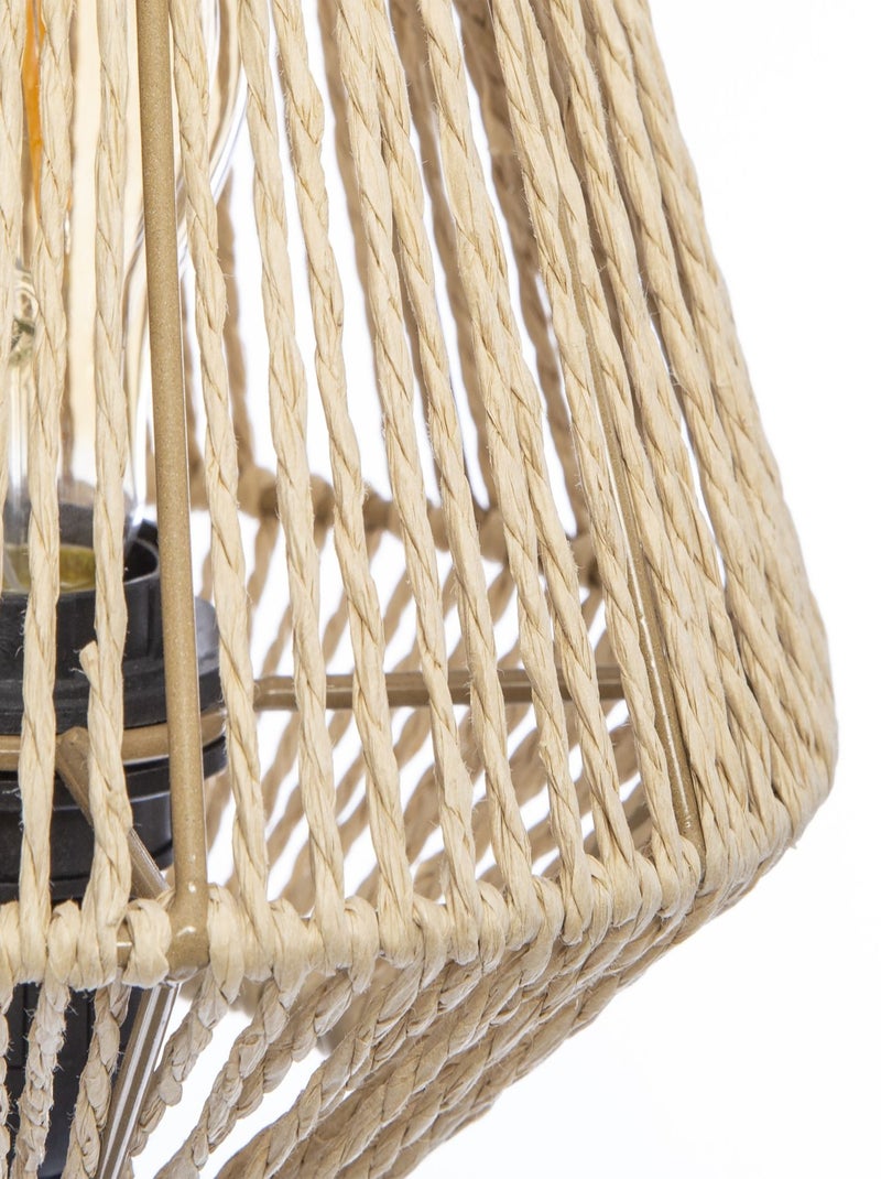 Lampada da tavolo in corda Beige - Kiabi