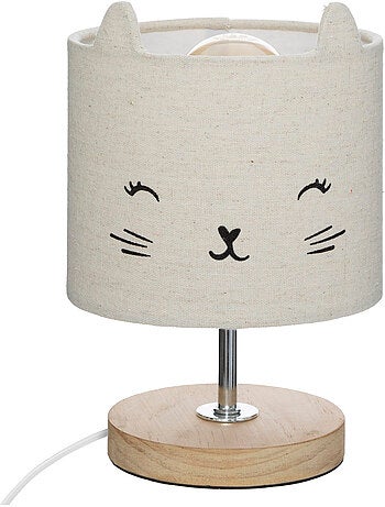 Lampada da tavolo mini toxey h.21cm gatto