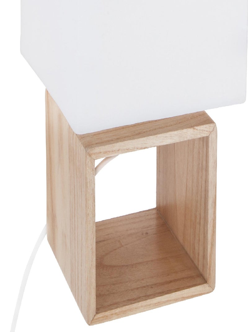 Lampada da tavolo quadrata Bianco - Kiabi