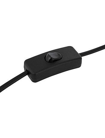 Lampada da tavolo tobie argento cotone h33cm