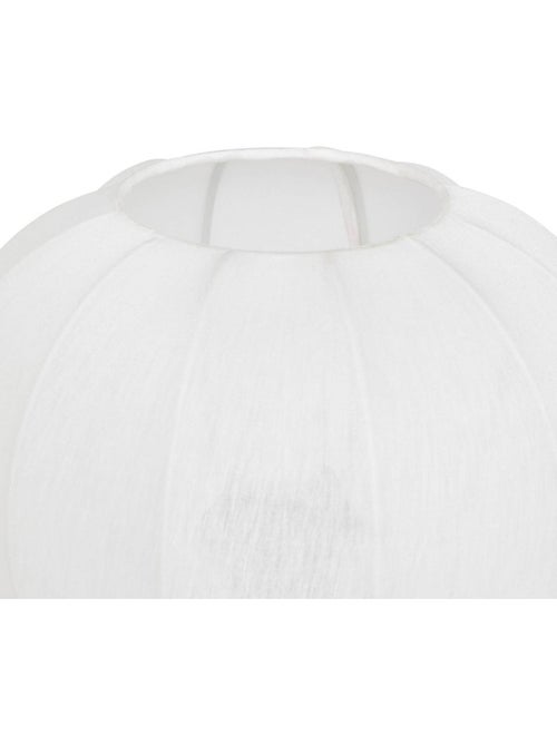Lampada da tavolo tobie argento cotone h33cm - Kiabi