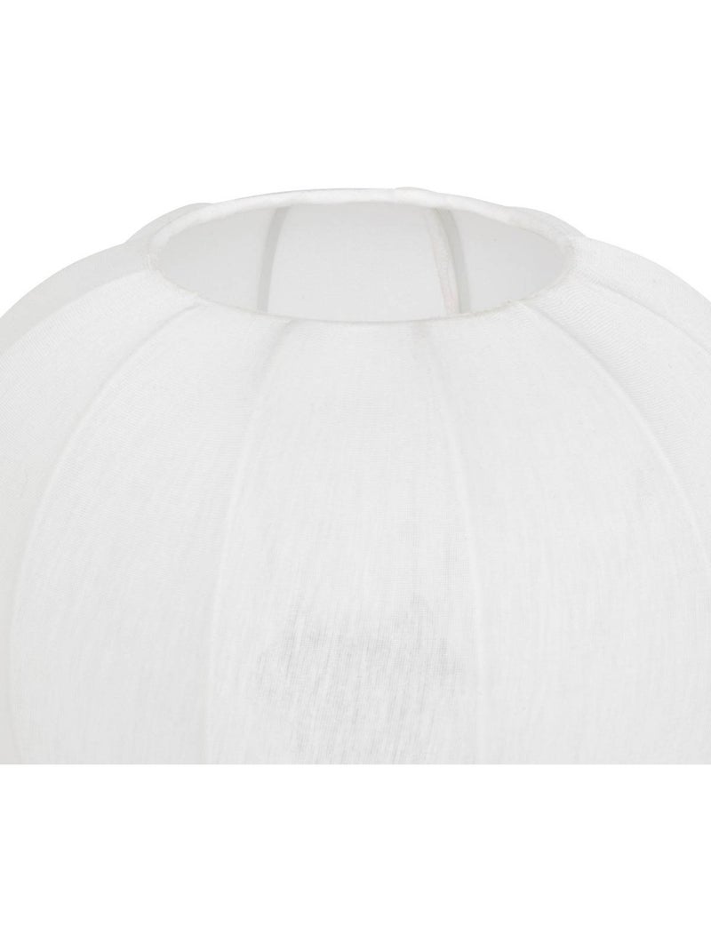 Lampada da tavolo tobie argento cotone h33cm Nero - Kiabi