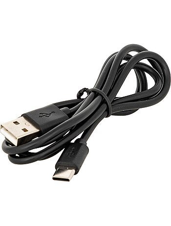 Lampada da tavolo usb a led zola nera h20cm