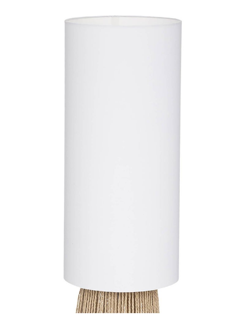 Lampada da terra bimateriale Beige - Kiabi