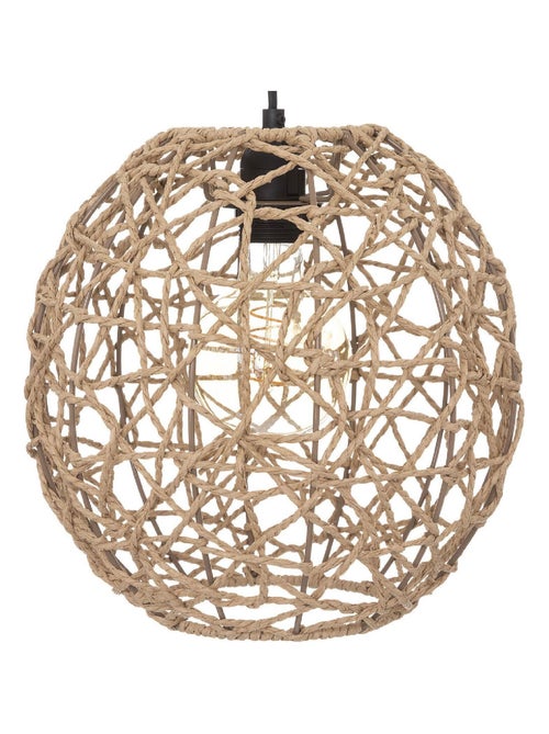 Lampada da terra in rattan - Kiabi Lampada da terra in rattan - Kiabi