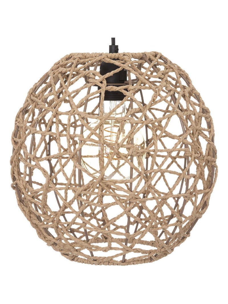 Lampada da terra in rattan Beige - Kiabi