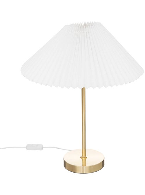 Lampada in metallo jiling h47cm bianco - Kiabi