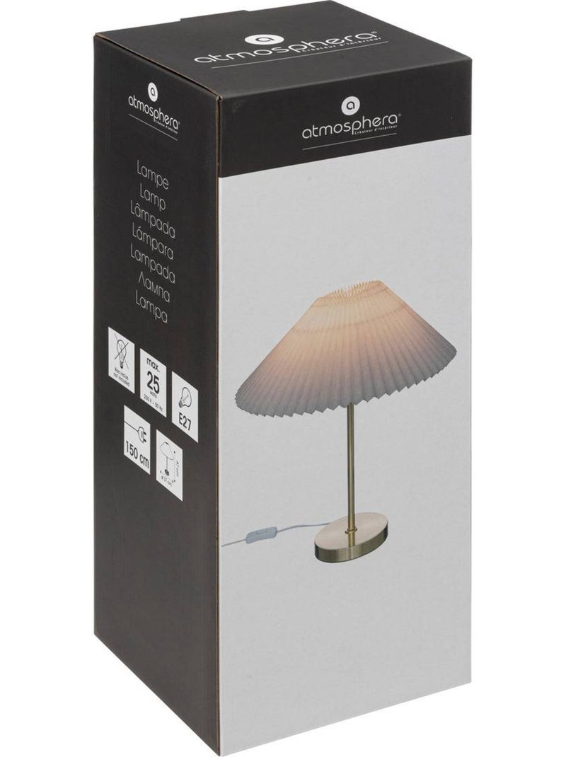 Lampada in metallo jiling h47cm bianco Bianco - Kiabi
