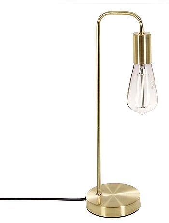 Lampada keli in metallo nero h45cm