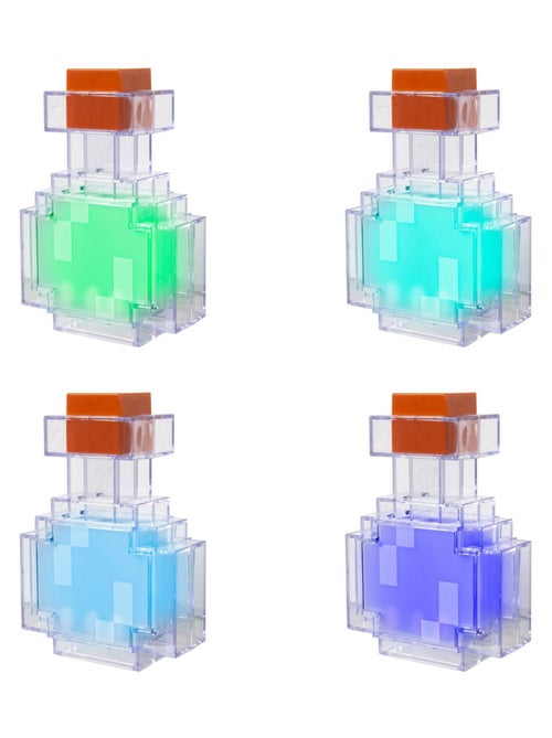 Lampada LED a forma di pozione ricaricabile USB – 8 colori "Roba" – Minecraft - Kiabi