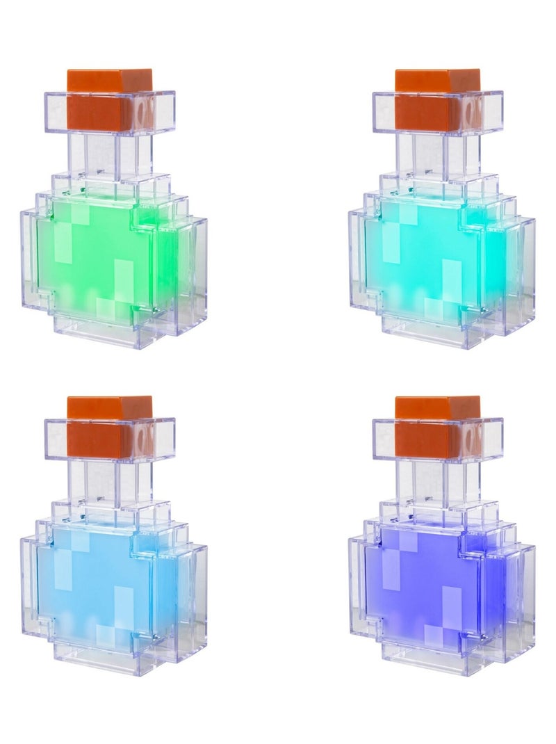 Lampada LED a forma di pozione ricaricabile USB – 8 colori "Roba" – Minecraft Trasparente - Kiabi