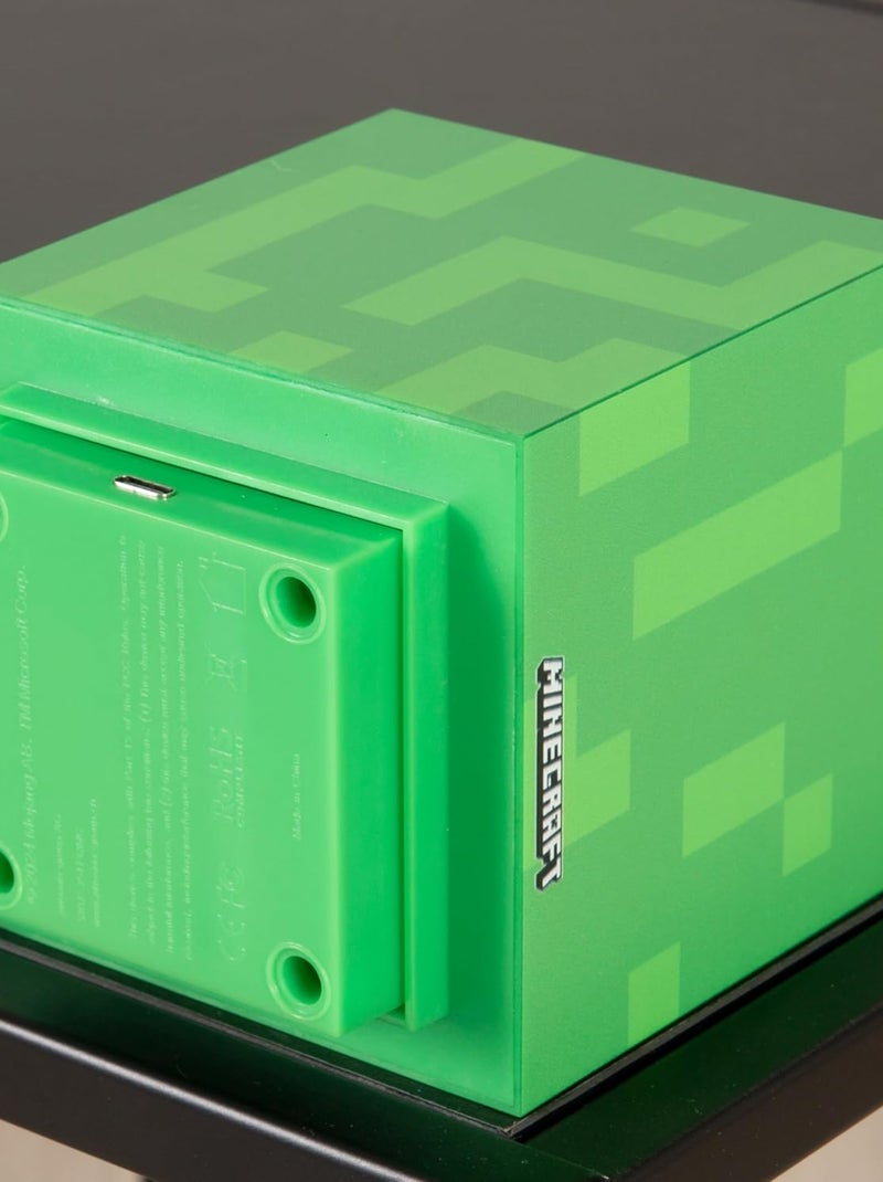 Lampada LED ricaricabile USB con timer "Roba" – Minecraft Verde - Kiabi