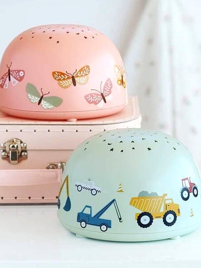 Lampada notturna proiettore di stelle | a little lovely company | a little lovely company Rosa salmone - Kiabi