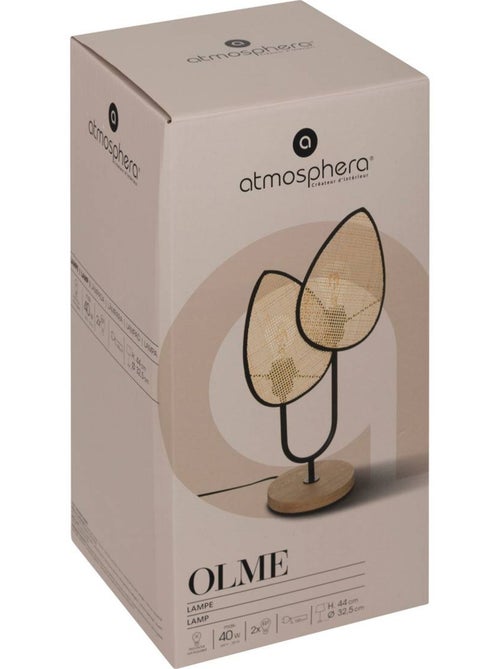 Lampada olme in metallo h44cm - Kiabi