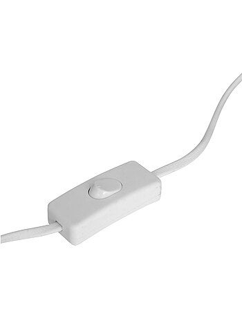 Lampada tobie h33cm bianco