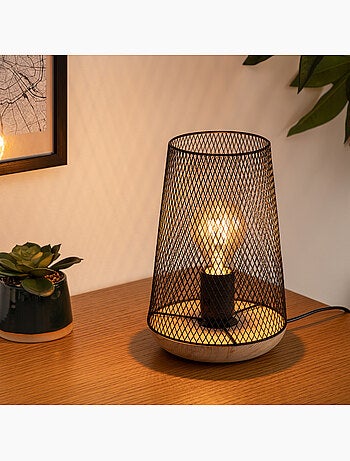 Lampada zely grigio h23cm