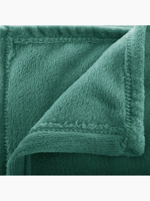 Lancio in flanella verde 180x230cm - Kiabi