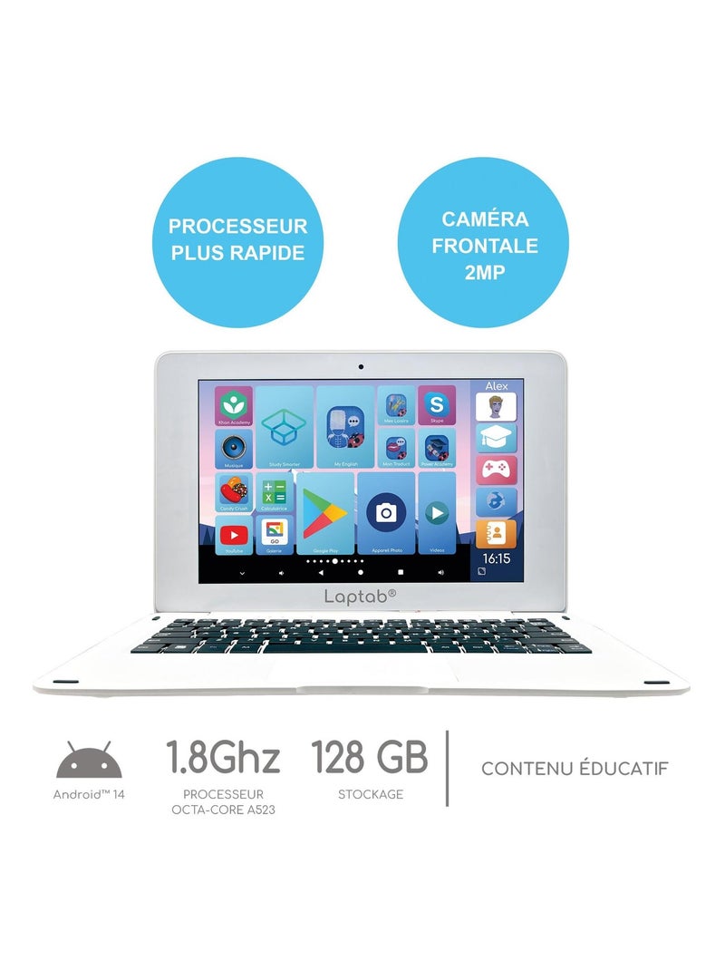 Laptab 10: portatile con schermo tattile Bianco - Kiabi