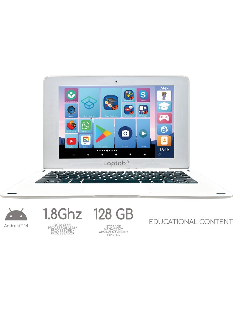 Laptab 10: portatile con schermo tattile Bianco - Kiabi