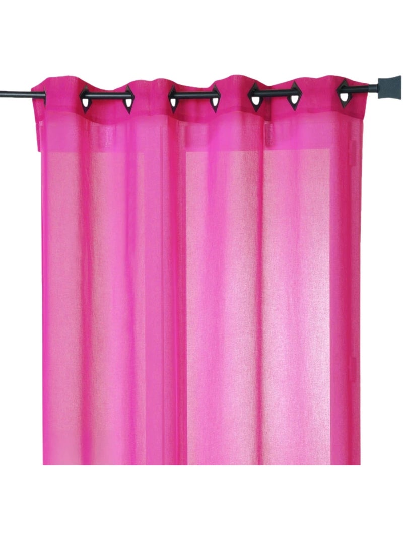 Larghezza grande rosa velato Rosa fucsia - Kiabi