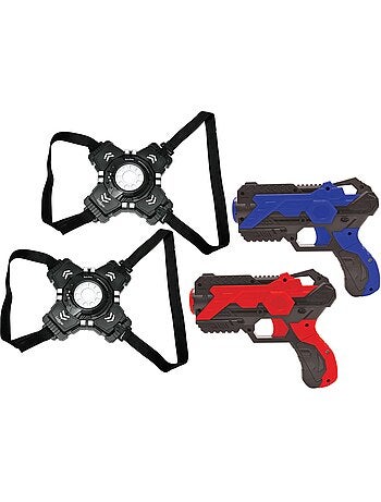 Laser Tag interattivo a infrarossi con 2 pistole e giubbotti di protezione
