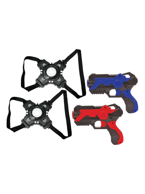 Laser Tag interattivo a infrarossi con 2 pistole e giubbotti di protezione - Kiabi