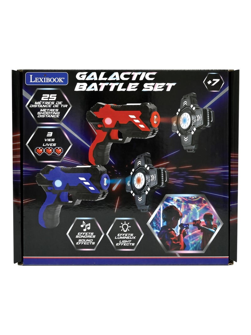 Laser Tag interattivo a infrarossi con 2 pistole e giubbotti di protezione Nero - Kiabi