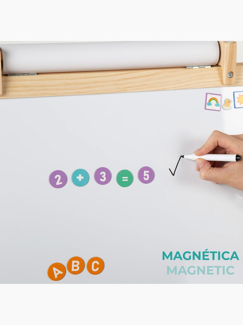 Lavagna a cavalletto 3 in 1 WOOMAX N/D - Kiabi