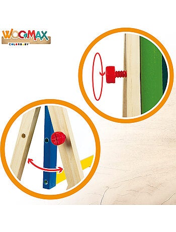 Lavagna con cavalletto in legno woomax