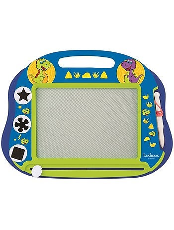 Lavagna da disegno magnetica multicolore Dinosauri con accessori formato A5