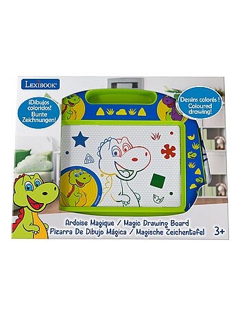 Lavagna da disegno magnetica multicolore Dinosauri con accessori formato A5
