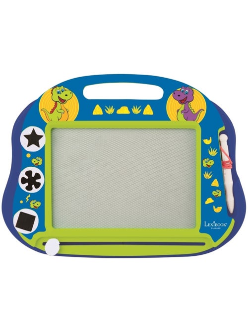 Lavagna da disegno magnetica multicolore Dinosauri con accessori formato A5 - Kiabi