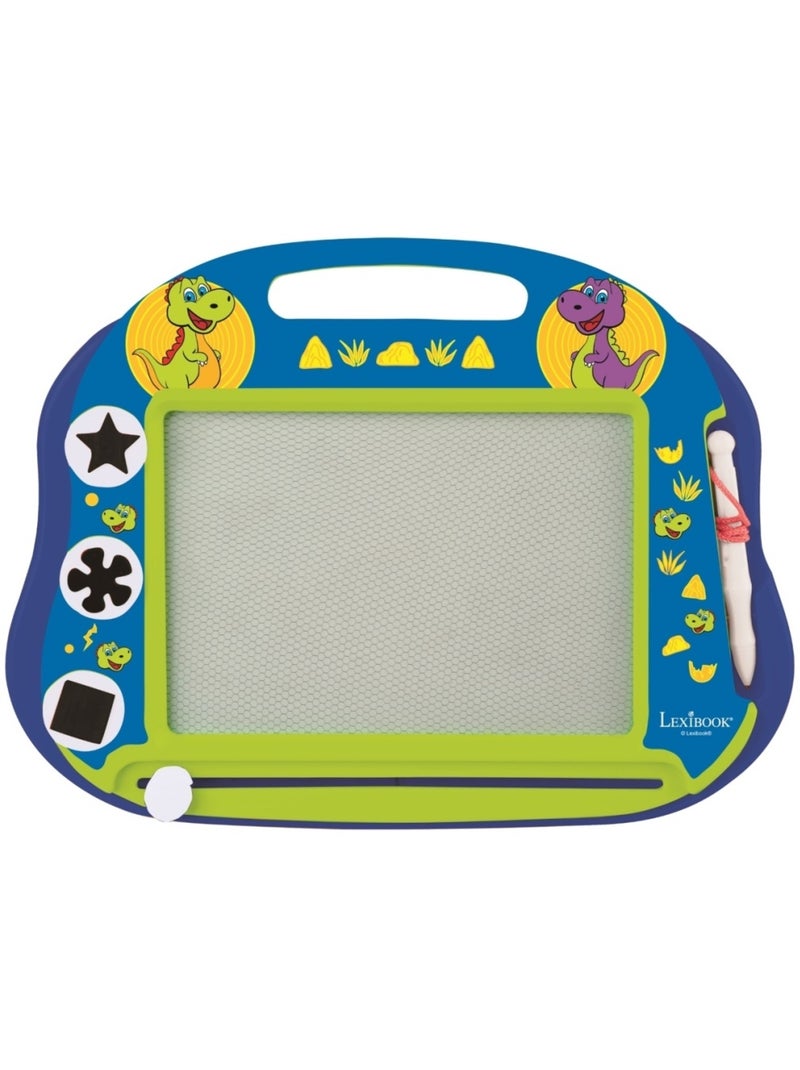 Lavagna da disegno magnetica multicolore Dinosauri con accessori formato A5 N/D - Kiabi