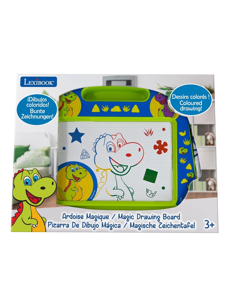 Lavagna da disegno magnetica multicolore Dinosauri con accessori formato A5 N/D - Kiabi