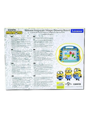 Lavagna da disegno magnetica multicolore Minions con accessori formato A5