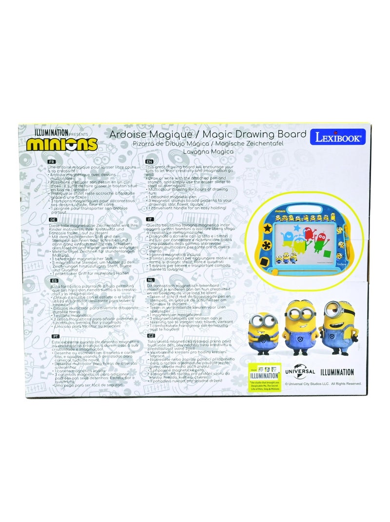 Lavagna da disegno magnetica multicolore Minions con accessori formato A5 N/D - Kiabi