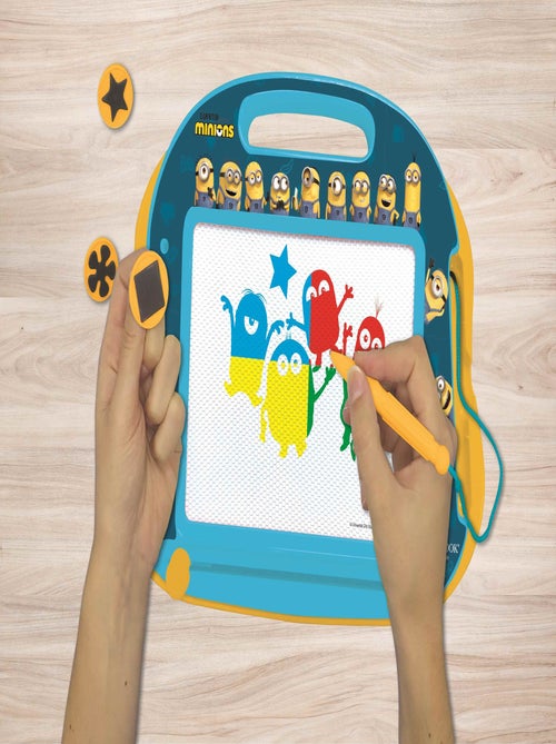 Lavagna da disegno magnetica multicolore Minions con accessori formato A5 - Kiabi