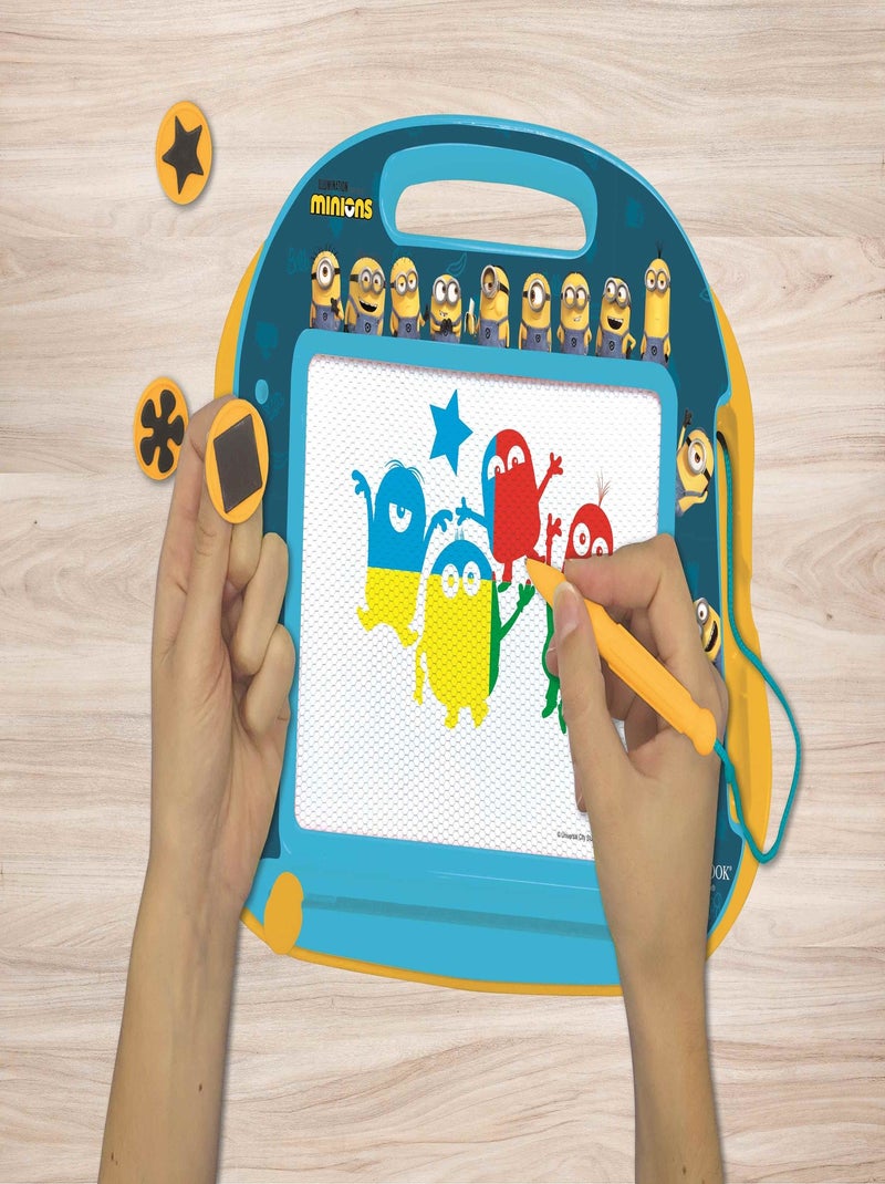 Lavagna da disegno magnetica multicolore Minions con accessori formato A5 N/D - Kiabi