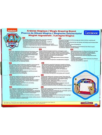 Lavagna da disegno magnetica multicolore Paw Patrol con accessori formato A5