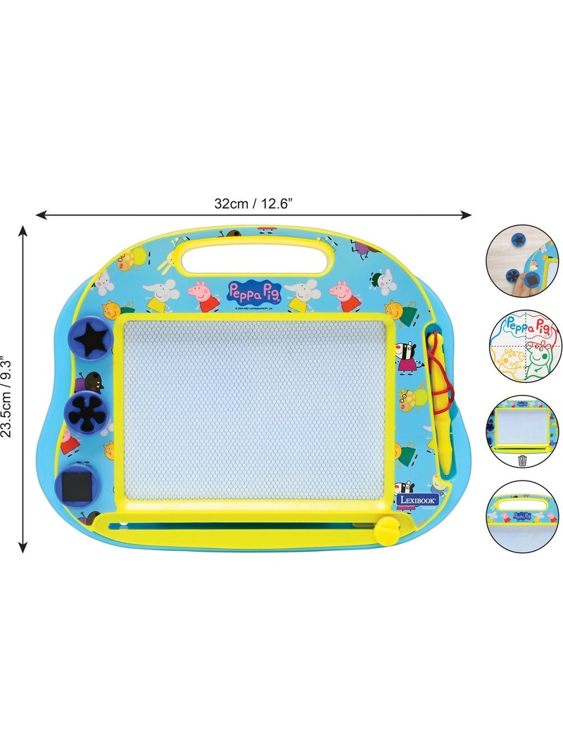 Lavagna da disegno magnetica multicolore Peppa Pig con accessori Formato A5 N/D - Kiabi
